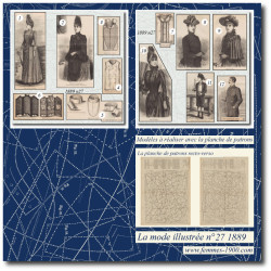 1889 N°27 Sewing patterns...