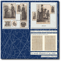 1889 N°36 Sewing patterns...