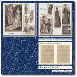 1889 N°44 Sewing patterns...