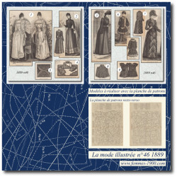 1889 N°46 Sewing patterns...