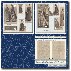 1889 N°51 Sewing patterns...