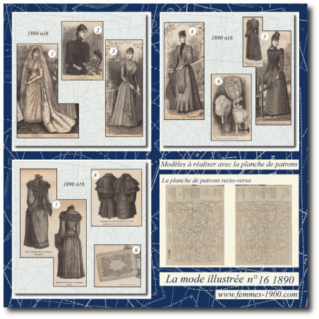 Toilette de mariée 1890