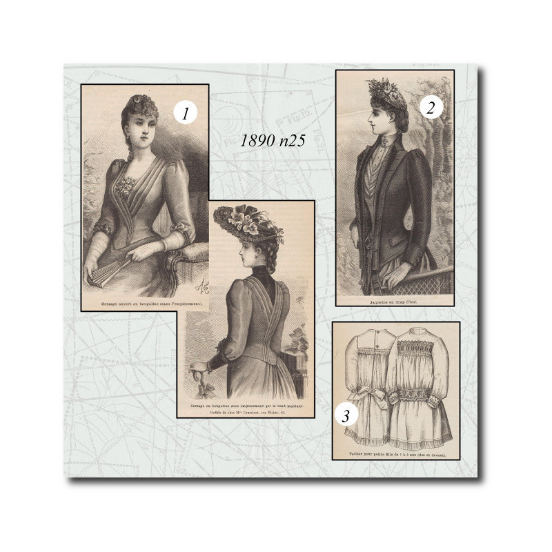 Bodice in Bengaline 1890