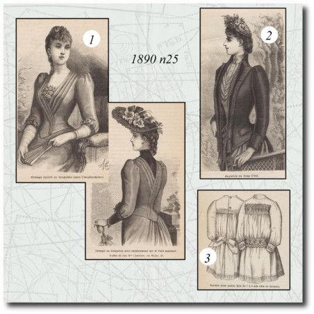 Bodice in Bengaline 1890