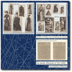 1890 N°49 Sewing patterns...