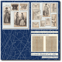 1891 N°31 Sewing patterns...