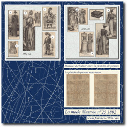 1892 N°25 Patrons A4 La...