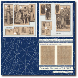 1892 N°29 Patrons A4 La...