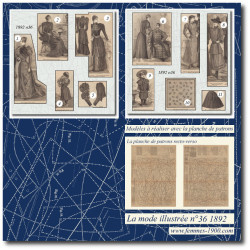1892 N°36 Patrons A4 La...