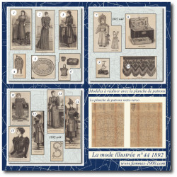 1892 N°44 Patrons A4 La...