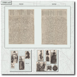 1886 N°43 Sewing patterns...
