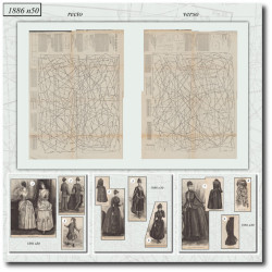 1886 N°50 Sewing patterns...