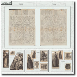 1886 N°52 Sewing patterns...