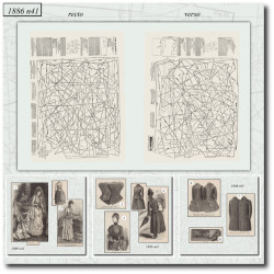 1886 N°41 Sewing patterns...