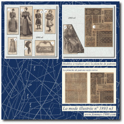 1893 N°03 Sewing patterns...