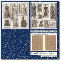 1893 N°20 Sewing patterns...