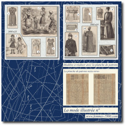 1893 N°23 Sewing patterns...