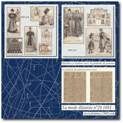 1893 N°29 Sewing patterns...