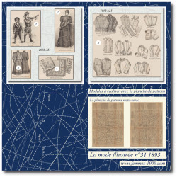 1893 N°31 Sewing patterns...