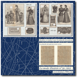 1893 N°36 Sewing patterns...