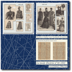 1893 N°38 Sewing patterns...