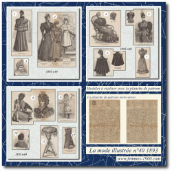1893 N°40 Sewing patterns...