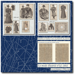1893 N°42 Sewing patterns...