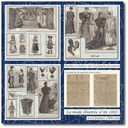 1893 N°46 Sewing patterns...