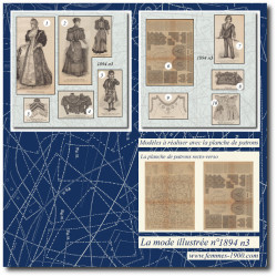 1894 N°3 Patrons A4 La mode...