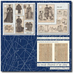 1894 N°30 Sewing patterns...