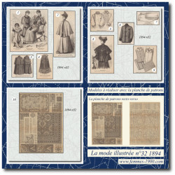 1894 N°32 Sewing patterns...
