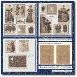 1894 N°49 Sewing patterns...