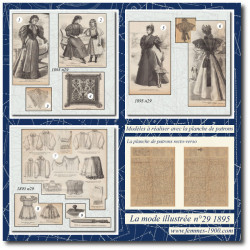 1895 N°29 Sewing patterns...