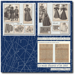 1895 N°38 Sewing patterns...