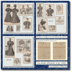 1895 N°42 Sewing patterns...