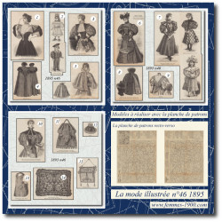 1895 N°46 Sewing patterns...
