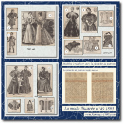 1895 N°49 Sewing patterns...
