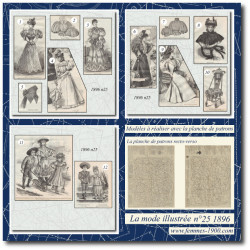 1896 N°25 Patrons A4 La...