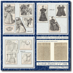 1896 N°27 Sewing patterns...