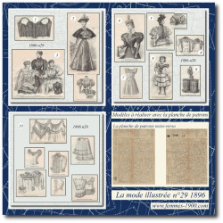 1896 N°29 Sewing patterns...