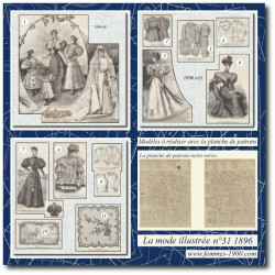 1896 N°31 Sewing patterns...