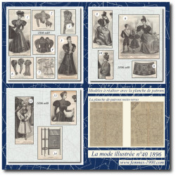 1896 N°40 Sewing patterns...