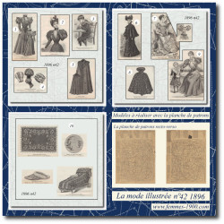 1896 N°42 Sewing patterns...