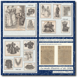 1896 N°46 Sewing patterns...