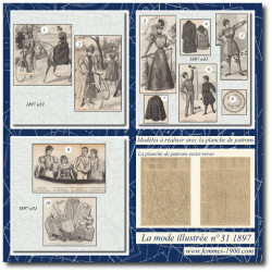 1897 N°31 Sewing patterns...