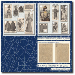 1897 N°38 Sewing patterns...