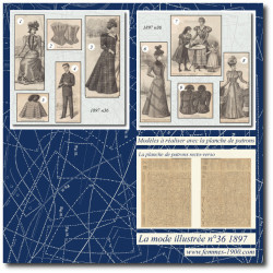 1897 N°36 Sewing patterns...