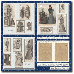 1897 N°40 Sewing patterns...