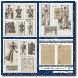 1897 N°42 Sewing patterns...