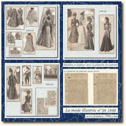 1898 N°38 Sewing patterns...